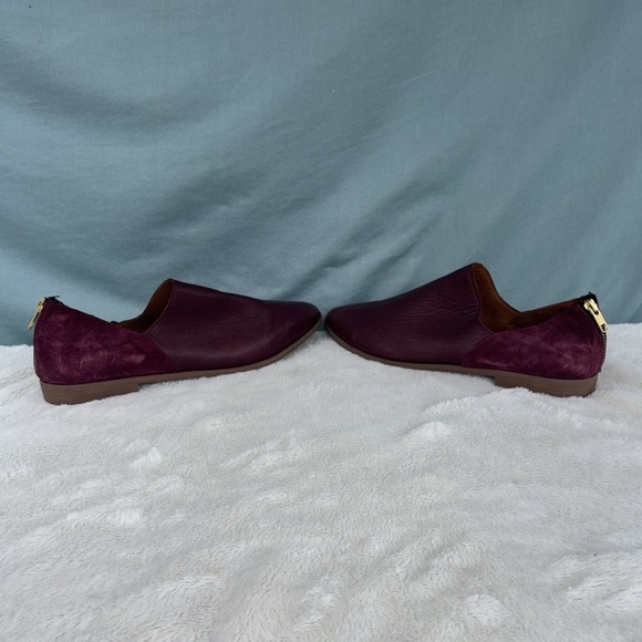 EUC Bueno Beau Leather and Suede Back Zip Loafers EU 42 - Picture 4 of 8